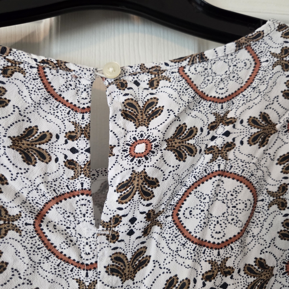 LOFT Multicolor Patterned Blouse - Picture 7 of 11